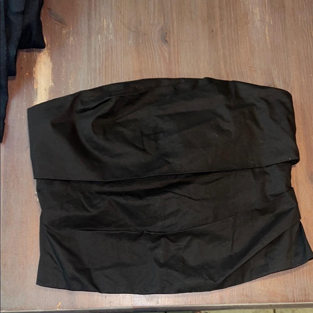 Lioness Black Strapless Top